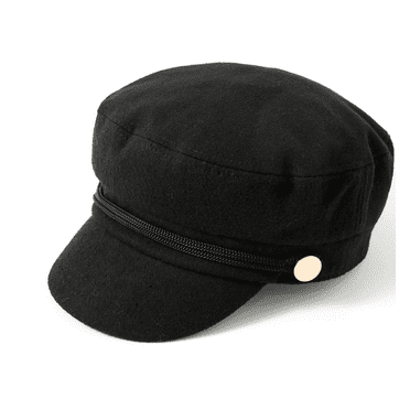 accsa Women Newsboy Cap Winter Fashion Baker Boy Hat Cabbie Pageboy Cap, One Size, Black