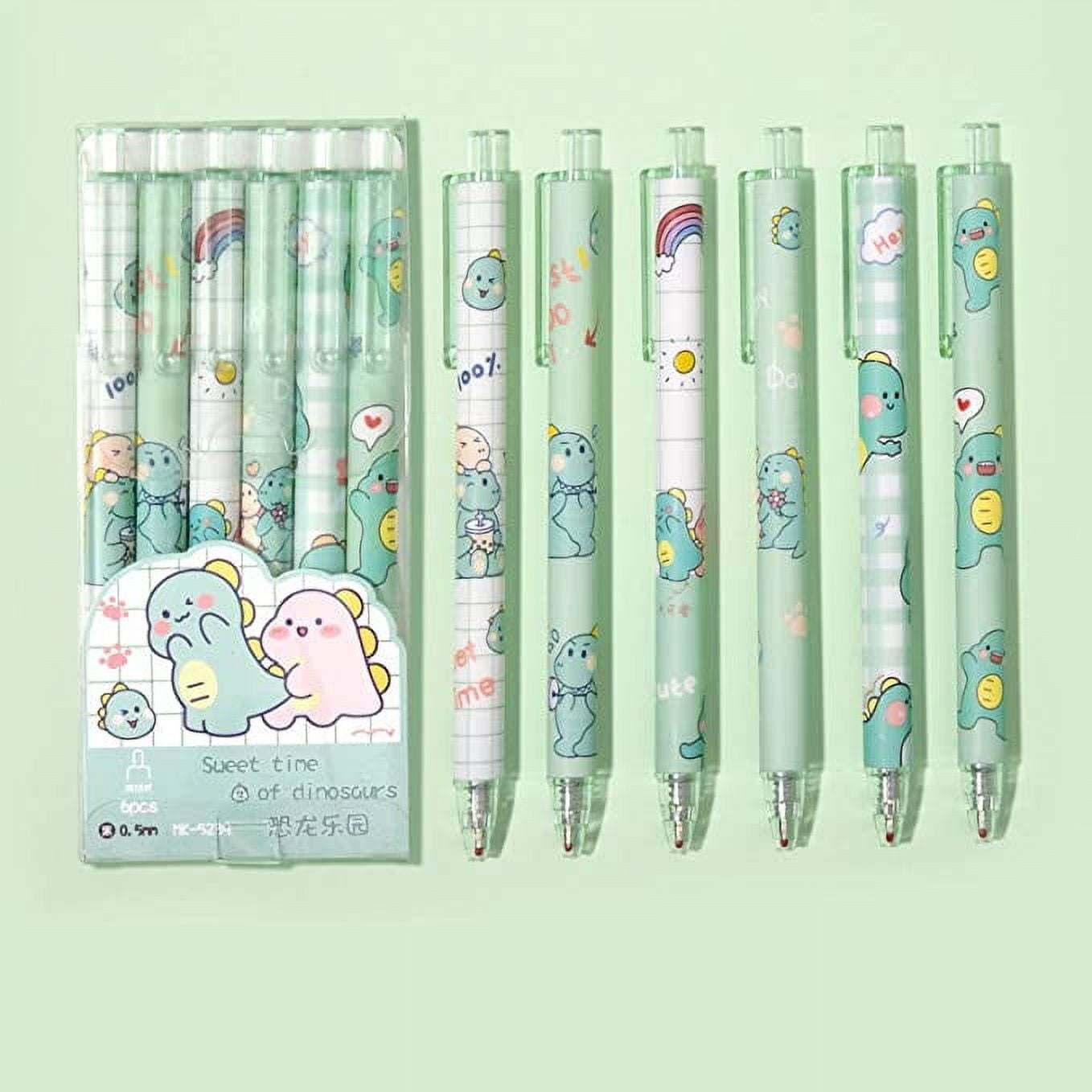 acdanc Cute Erasable Pens, 0.5 mm, Plastic Black Ink