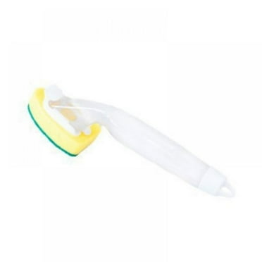 Dish Scrub Sponge Soap Dispensing Non-leak handle Scrubber Sponges Brush Soap Dispenser Dishwand for Kitchen Dishes