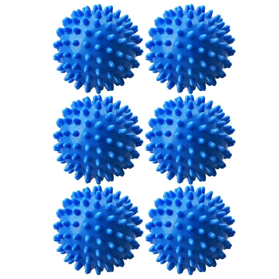 acdanc Dryer Balls, Wool Dryer Balls for Laundry, Reusable Fabric Softener Balls, Blue, Reduces Wrinkles and Static