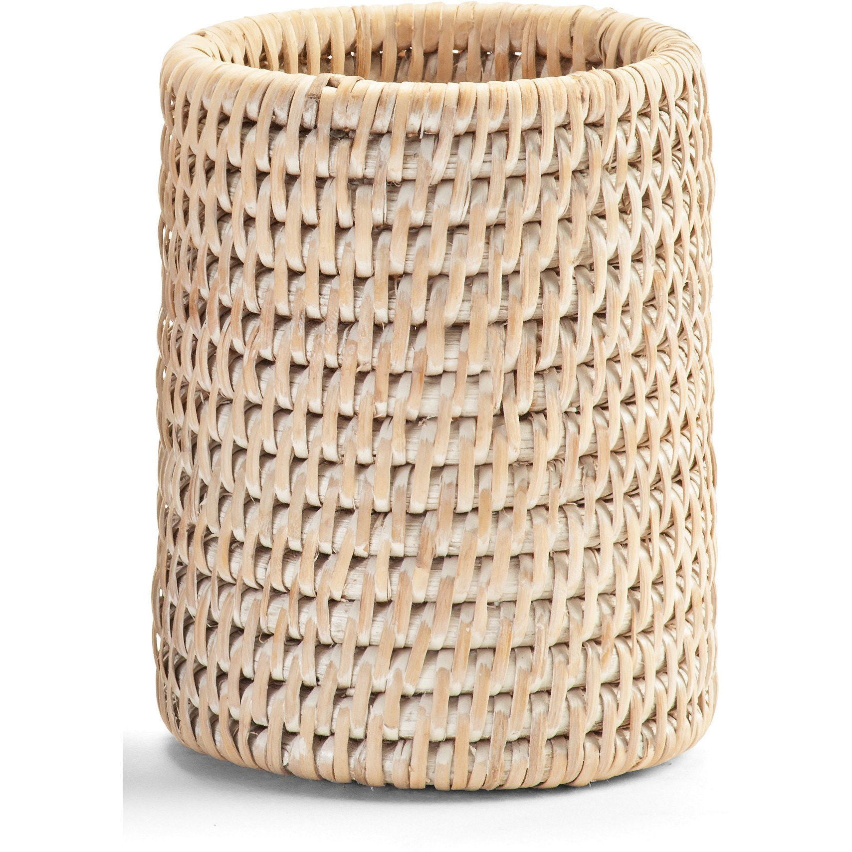 DWBA Malacca Toothbrush Toothpaste Holder Bathroom Brushes Tumbler, Rattan