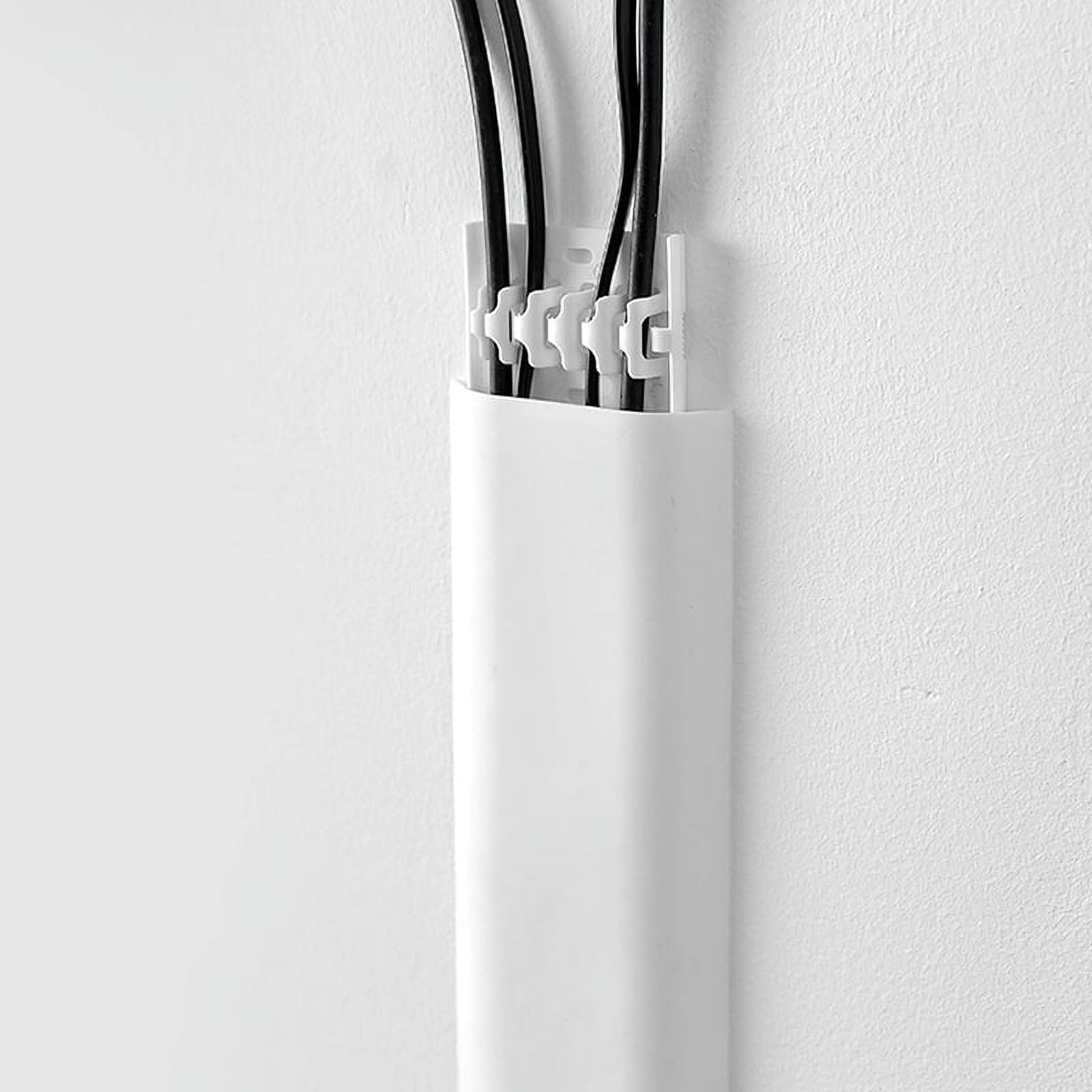 acdanc Wall Mount Self-Cable Cover Protector Wire Management Cord ...