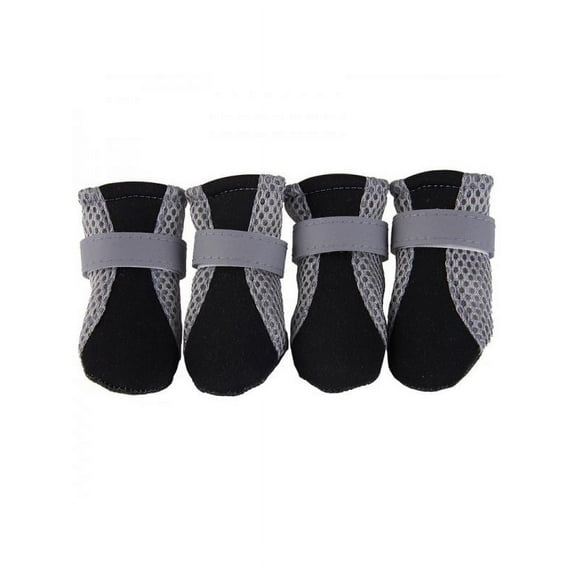 acdanc Waterproof Dog Boots Paw Protectors Dog Shoes Adjustable Strap Anti-Slip Socks
