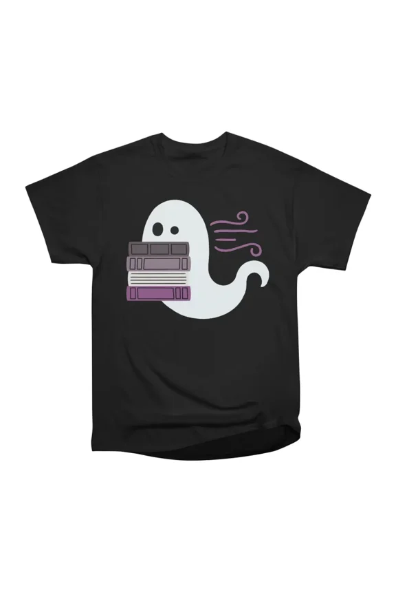 ace book pride ghost T-Shirt Tee Gift For Him Merch For Her Apparel For Friend