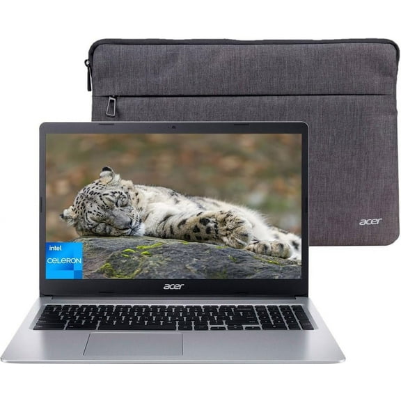 acer 15.6-inch Chromebook Laptop for Student and Business - HD Display, Intel Celeron N4020 Dual-Core Processor (up to 2.8GHz), 4GB DDR4 RAM, 64GB eMMC, Webcam, WiFi, 12 Hrs Battery Life, Chrome OS