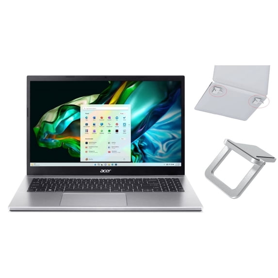 acer Aspire 15.6" Full HD Laptop | AMD Ryzen 7 5700U(Beat i7-1255U)| AMD Radeon Graphics | Wi-Fi | Bluetooth | 16GB RAM | 512GB SSD | Windows 11 Home | Bundle with Laptop Stand