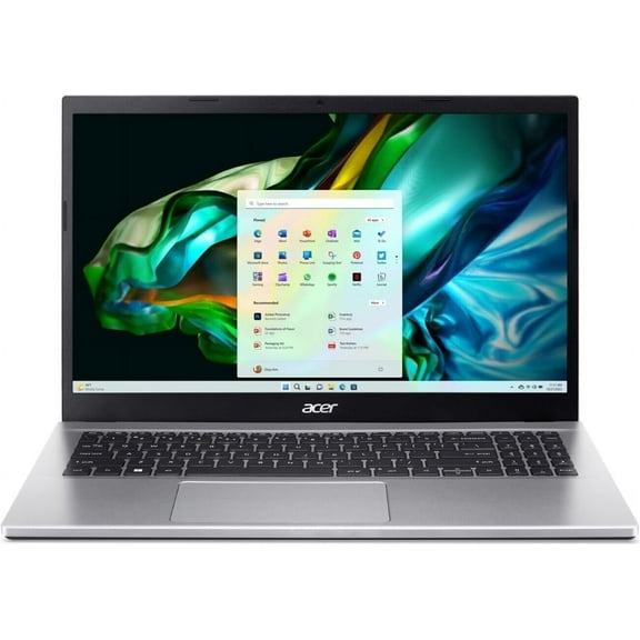 acer Aspire 3 15 2023 Laptop / 15.6" 60hertz / 8 Cores AMD Ryzen 7 5700U AMD Radeon Graphics / 16GB DDR4 512GB NVMe SSD M.2 / Wi-Fi 6 / Win11H / Pure Silver / 32GB USB