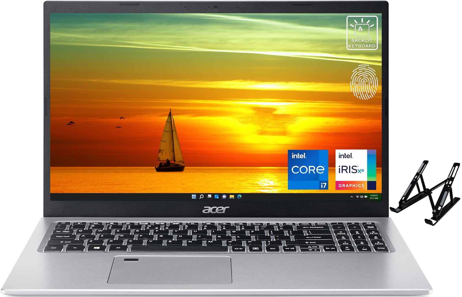 Business Laptop Computers acer Aspire 5 Business Laptop Computer, 15.6" FHD IPS Display, Intel