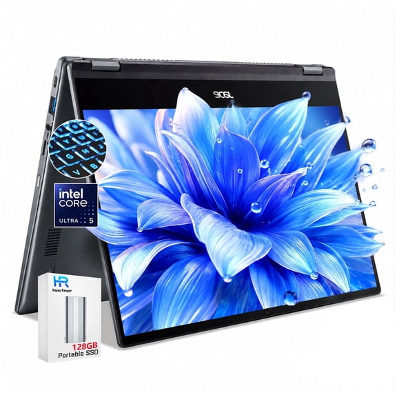 acer Chromebook Plus Spin 714 2-in-1 Convertible Laptop 14" WUXGA Touchscreen Intel Core Ultra 5 8GB RAM 256GB SSD 10Hour Battery| Backlit KB Google AI Pro School Gaming