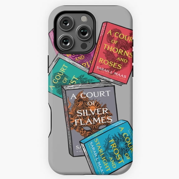 acotar books Bookish 4 Book Pack Book Set H1524 Premium Case for iPhone 17 16 15 14 13 12 11 Pro Max – Unisex Design