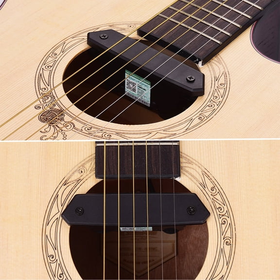 active guitar pickup Acoustic Guitar Active Pickup Dual System Magnetic Microphone Classic Folk Guitars Volume Controls