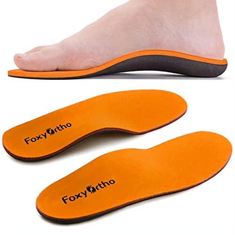 activelife FoxyOrtho Plantar Fasciitis Feet Insoles Arch Support Orthotics Inserts for Flat Feet