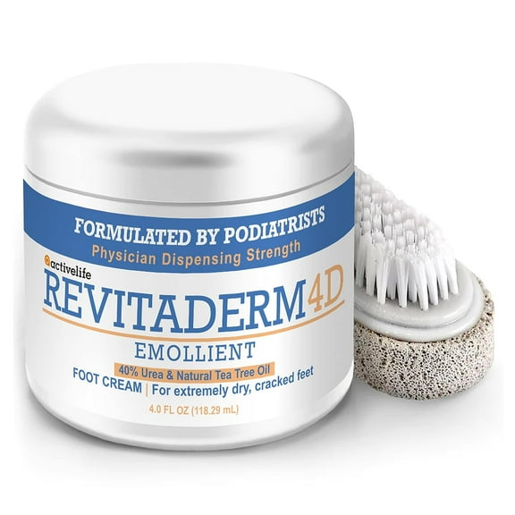 Activelife Revitaderm 4D Physician Strength Emollient Creme 40% Urea Aloe Vera Stone Included - 4oz