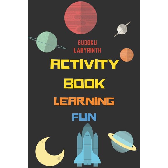 activity book: A magnificent activity book on space for children - Over 100 activities - Sudoku, Labyrinth ... - From th, (Paperback)