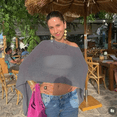 thumbnail image 1 of acuever Grey Wraps for Evening Dresses Mesh Womens Lightweight Summer Pullover Sweater, 1 of 3