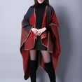 thumbnail image 1 of acuever Women's Travel Plaid Shawl Wraps Open Frontwarm Oversized Sweaters Casual Cardigan Shawls for Fall Winter Rd1 Head Wraps for Black Women, 1 of 4