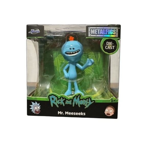 ada Toys Rick and Morty Mr Meeseeks Character Metalfigs Diecast Collectible Figure 2.5 in