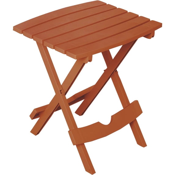 adams quik-fold rectangle side table
