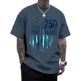 thumbnail image 1 of adaychics 4th of July Shirts for Men 250 Years 1776-2026 Men Short Sleeve Patriotic American Flag Shirt Loose Fit for Holiday, 1 of 7