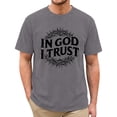 thumbnail image 1 of adaychics Christian Shirts for Men Thorn Crew Neck Oversized Cotton T Shirts Distressed Casual Clothes for Travel Dating, 1 of 7