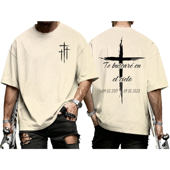 adaychics Christian Tee Shirts for Men Crew Neck Short Sleeve Tees Summer Casual Holiday Tops for Party Daily