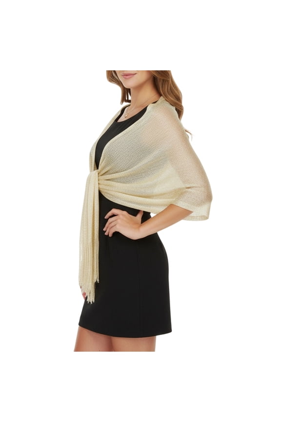 Evening Shawl Sparkly Shawl Wrap Scarf Formal Cover Up for Women Wedding Cruise Party Evening Gowns