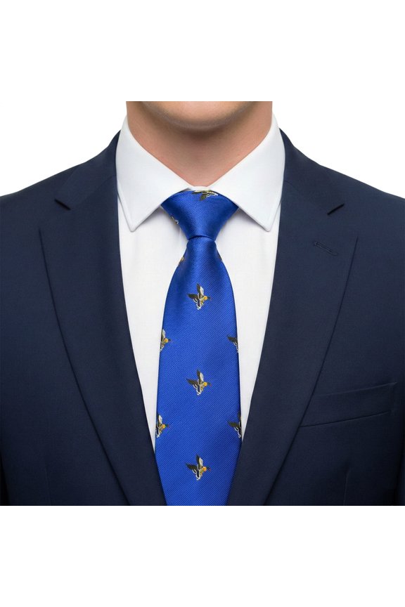 Fun Ties for Men Duck Print Fashion Tie Embroidered Neckties Novelty Costume Accessory for Wedding Outings