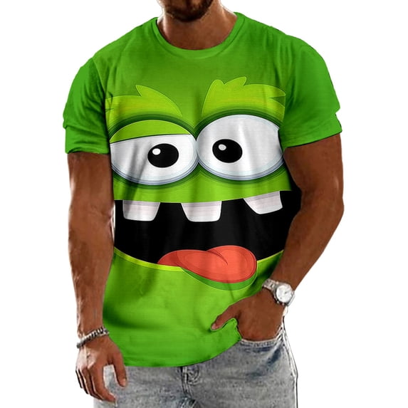 adaychics Funny Tshirts Men Fun Expression Crew Neck Novelty T Shirts ...