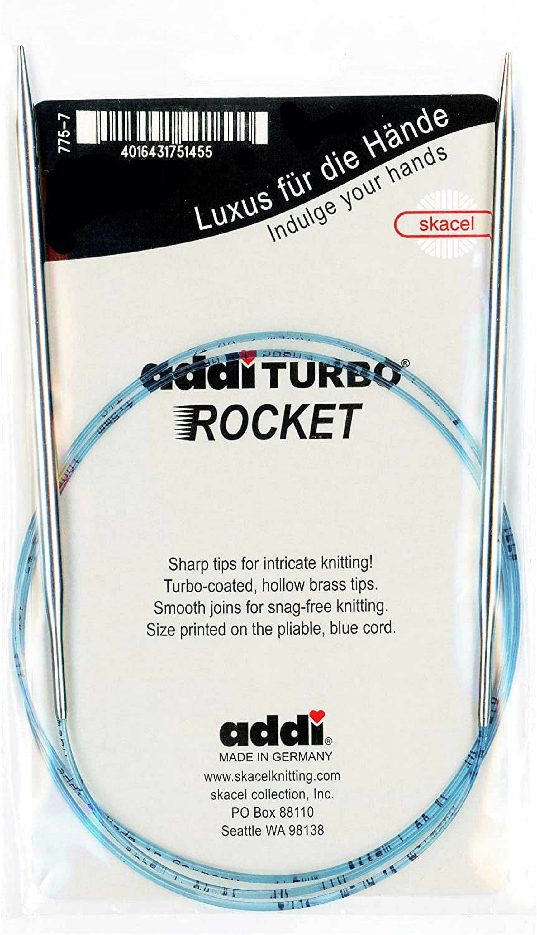 addi Turbo Rockets 16inch (40cm) Circular Knitting Needle; Size US 10