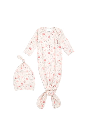 American Apparel Newborn Baby One Piece Long Sleeve Cotton Gown – 0-6 Months