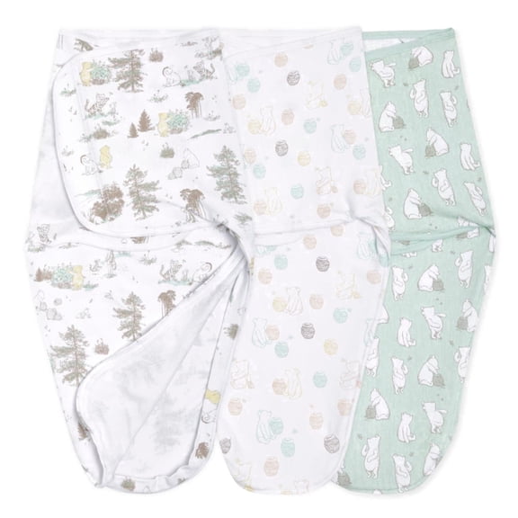 aden + anais - Disney winnie easy swaddle wraps - 3pack