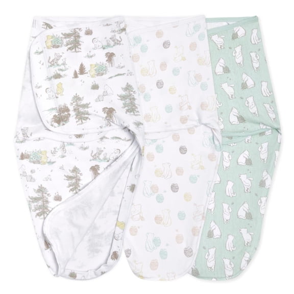 aden + anais - Disney winnie easy swaddle wraps - 3pack