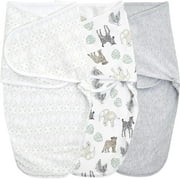 Aden + Anais™ Essentials Wrap Swaddles, 100% Cotton, Toile, Unisex, Newborn, 0-3 Months, 3-Pack