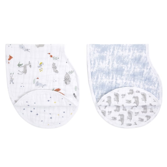 aden + anais, classic burpy bibs, naturally 2-pack