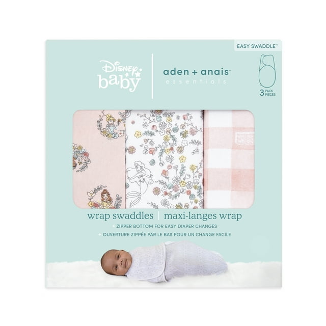 aden + anais Baby Muslin Cotton Disney Princess Easy Sleep Sacks