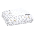 thumbnail image 1 of aden + anais Essentials alphabet animals muslin blanket, 1 of 5