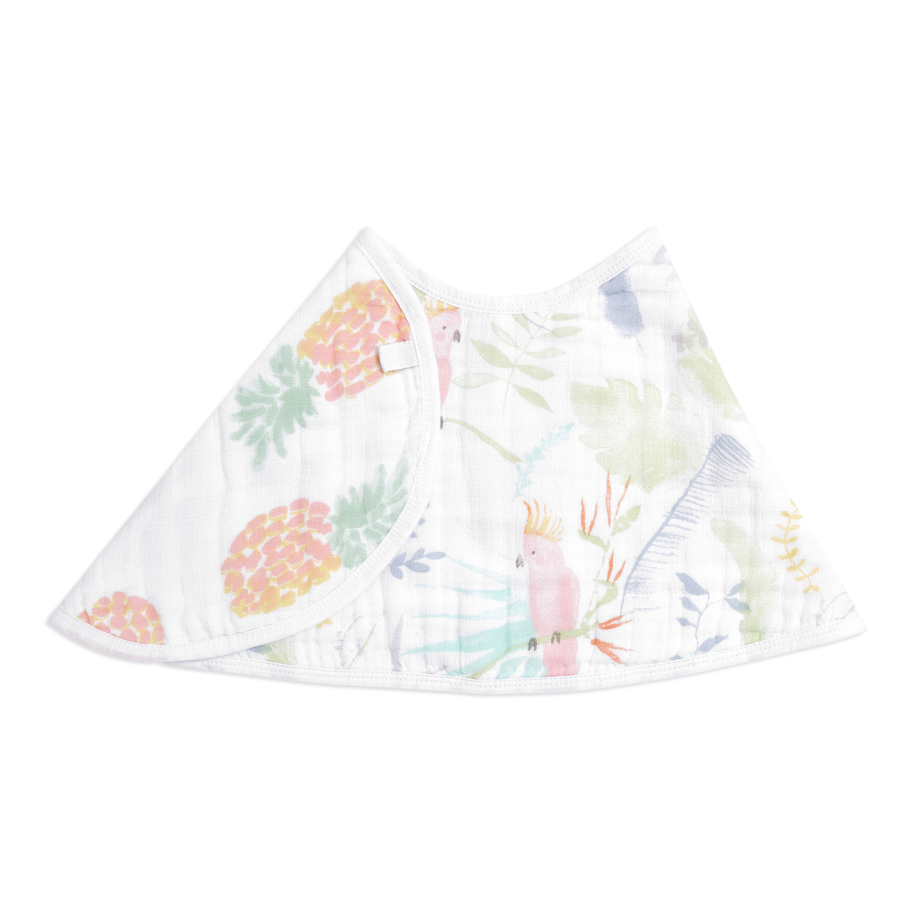 aden + anais essentials, burpy bib, tropicaliajungle bird