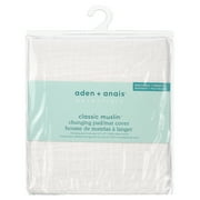 aden + anais essentials, changing pad cover, white