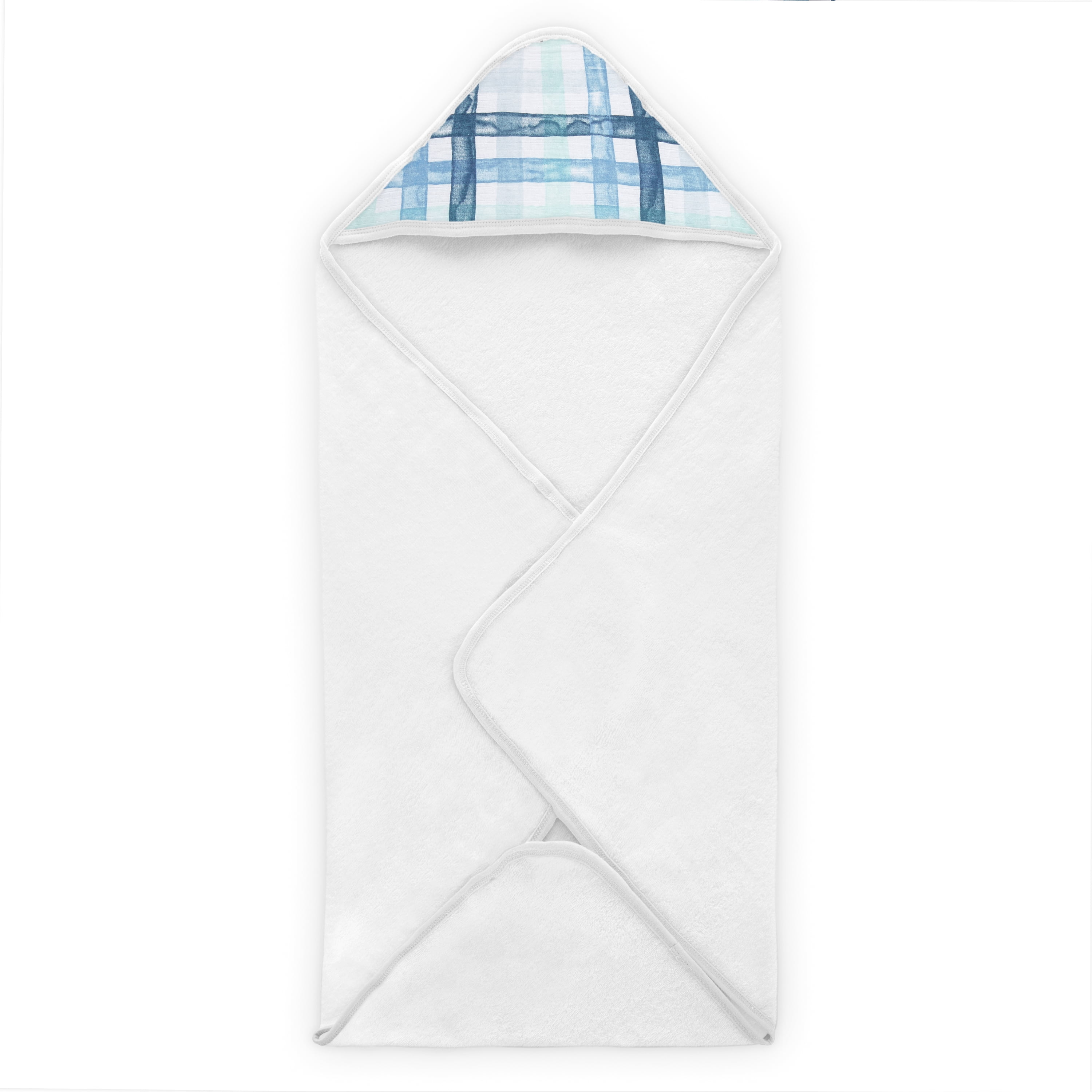 aden + anais essentials, hooded towel, retro - plaid