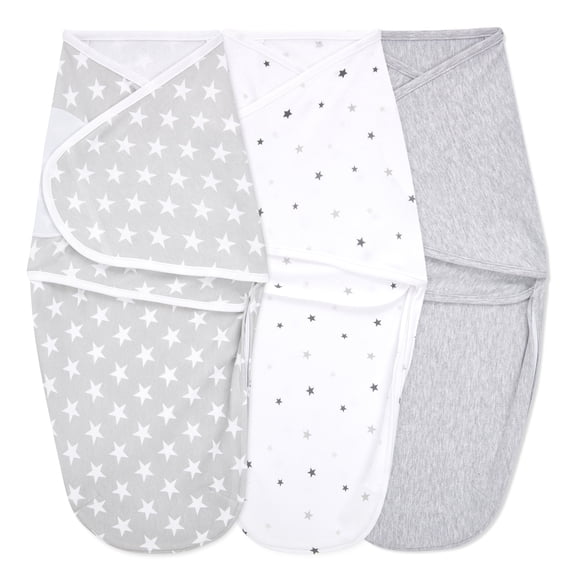 aden + anais essentials twinkle - easy swaddle wraps, 0-3M, 3pk