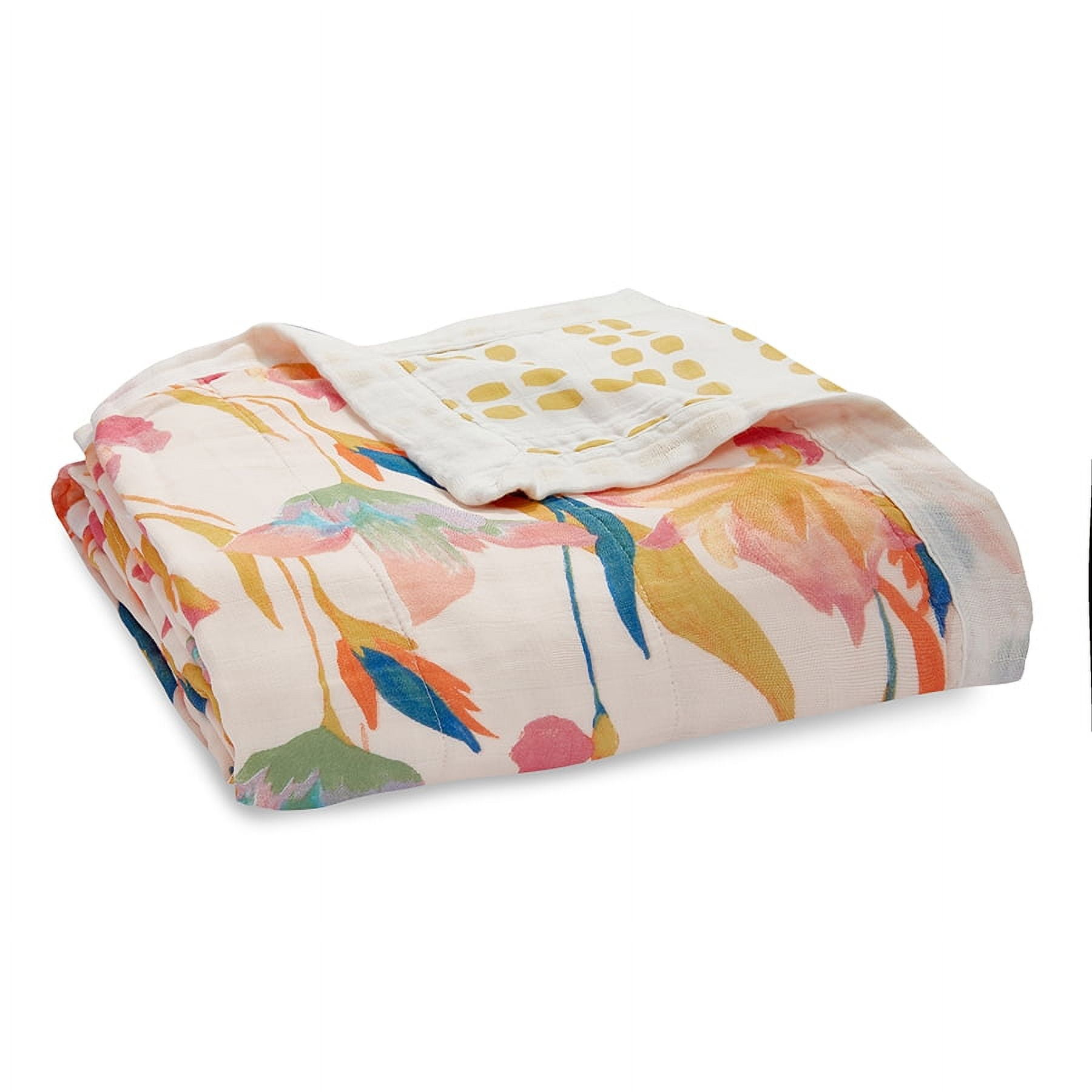 aden + anais, silky soft dream blanket, marine gardens floral seaweed