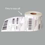 adhesive labels Thermal Label Roll, Various Size Options, Clear Printing, Premium Material, Strong Adhesive Backing, Compatible with UPS, FedEx, DHL, For Home, Office, Book