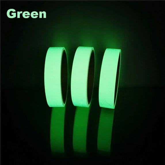 adhesive tape 10ft Glow In The Dark Luminous Tape Adhesive Strip Floor Fluorescent Roll Vinyl
