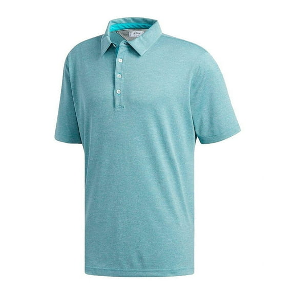 adiPURE by Adidas Men's Striped Wool Blend SS Polo Shirt (XLarge, Teal)