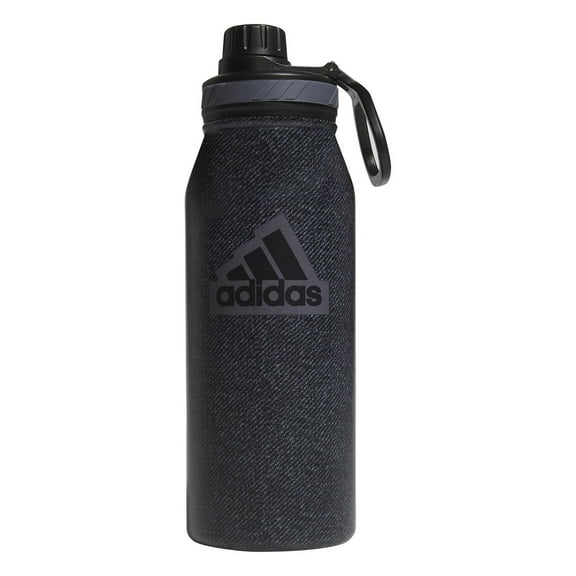 adidas 1-Liter Stainless Steel Double-Walled Water Bottle Color: Twill Black Size: N/A