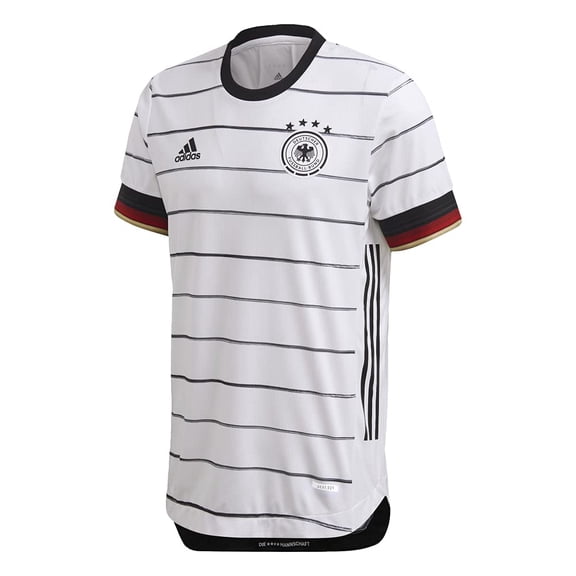 adidas 2020-21 Germany Home Authentic Jersey - White-Black M