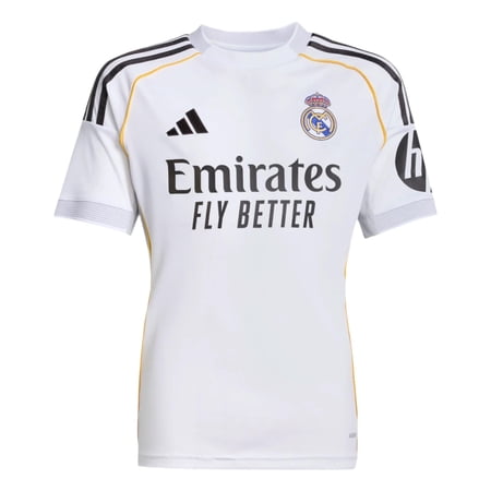 adidas Real Madrid Home Youth Stadium Soccer Jersey 25/26 (YXL)