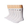 thumbnail image 1 of adidas 6 Pack Men's Athletic Crew Socks (Shoe Size 6-12), White, 1 of 3