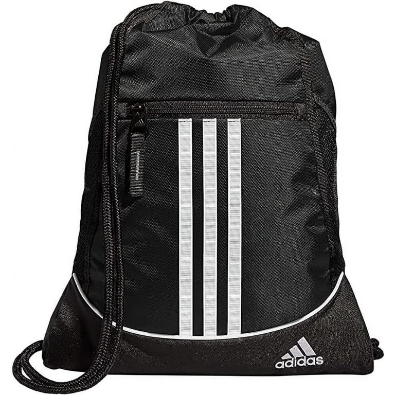 Adidas Alliance II Sackpack, Black, One Size, Drawstring Bag with