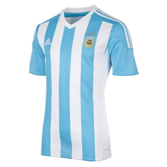 adidas Argentina Home Soccer Jersey, White/Sky Medium
